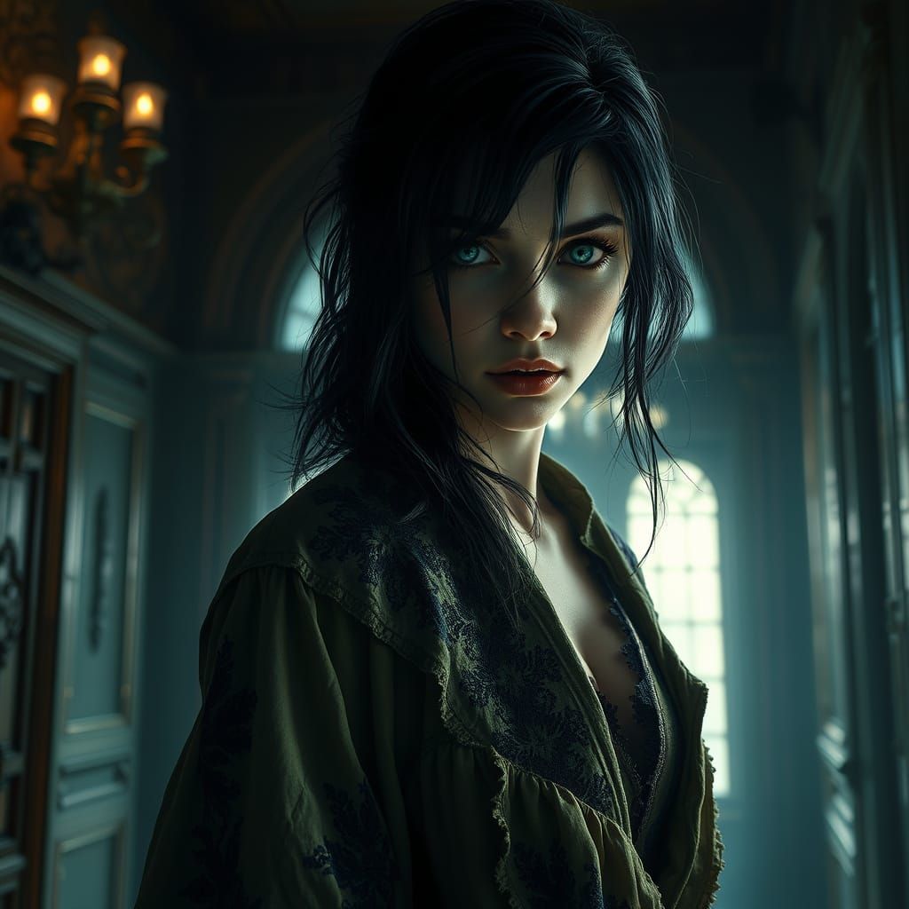 Mysterious Woman Unveils the Secrets of a Haunting Mansion i...