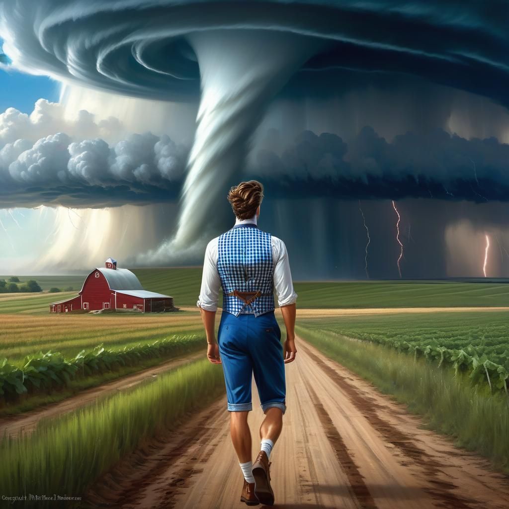 "The Wizard of Oz" reinterpretation: Doroteo's striking stro...