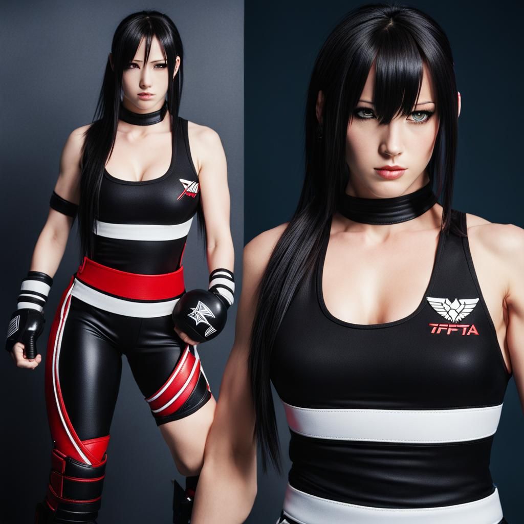 Tifa Lockhart Ready to Wrestle
