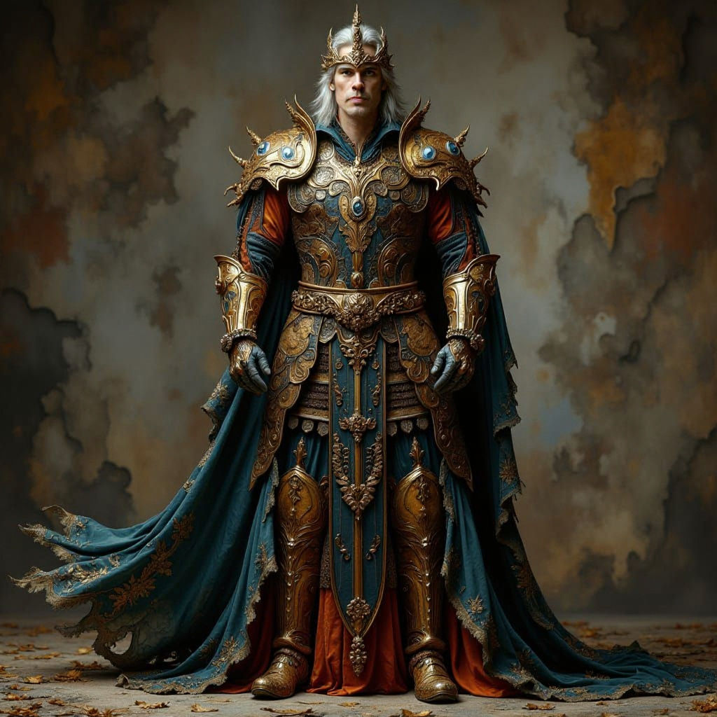 Fantasy Lord Portrait in Sumptuous Costume