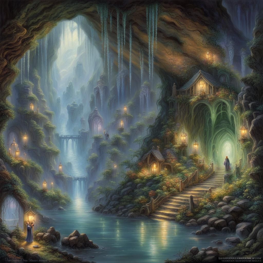 Terrifying Crystal Cave with Magical Fairies