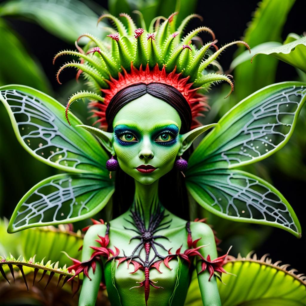 Wicked Venus Flytrap Fairy Portrait