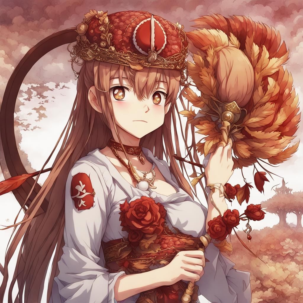 Anime-Style Turkey Illustration