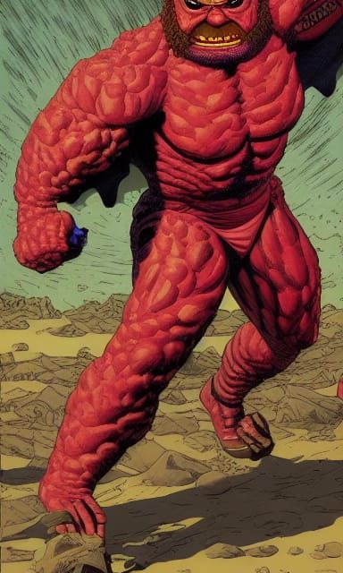 Armored Randy Savage Meatwad in Comic Book Art