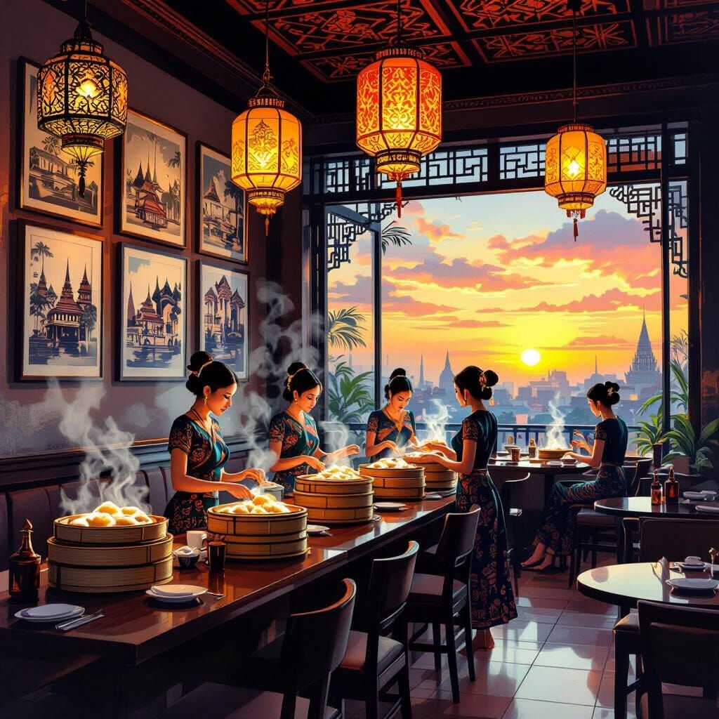 Modern Thai Restaurant Serving Tim Sum