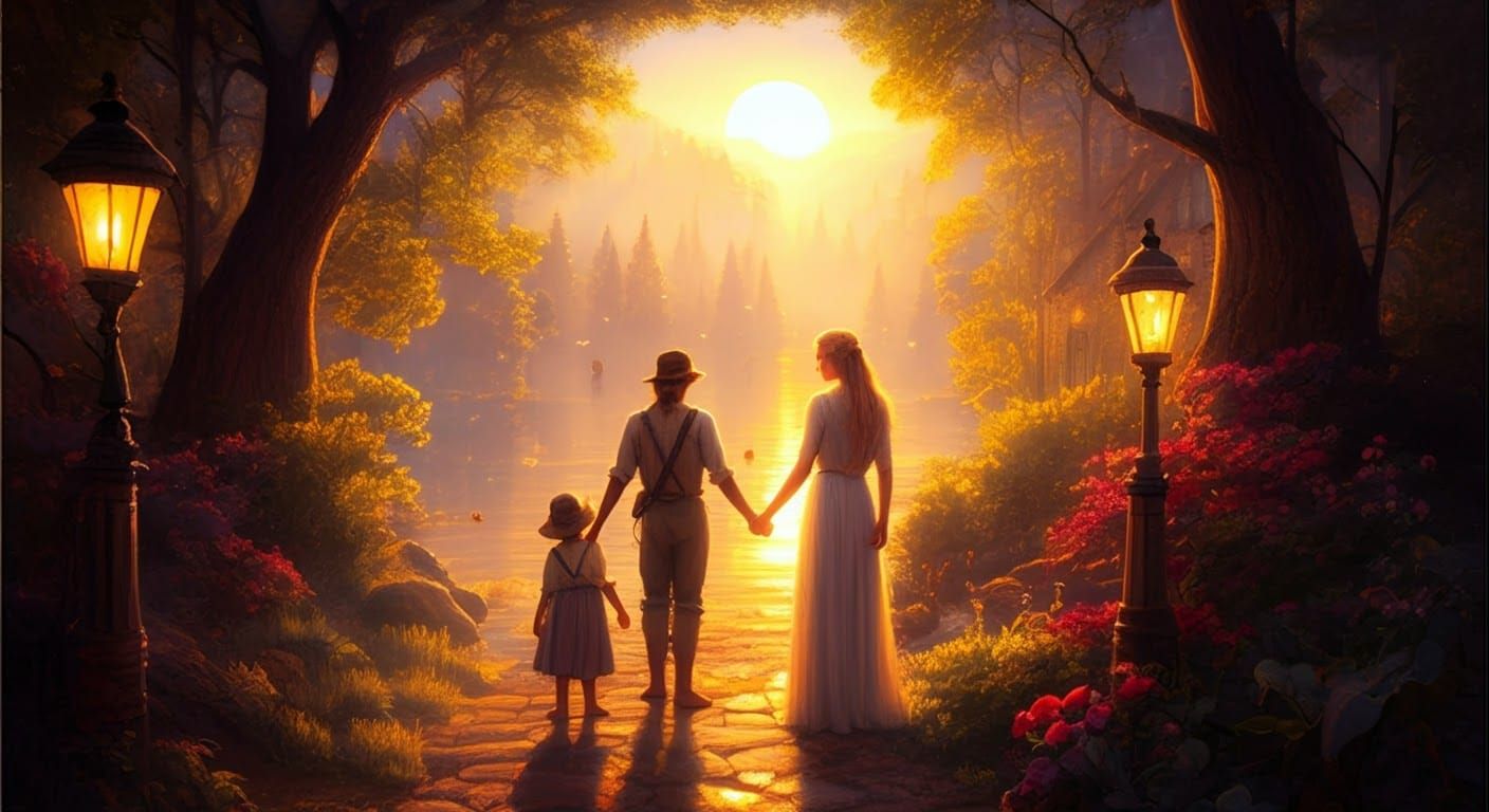 Ethereal Divine Entity in Hyperdetailed Fantasy Landscape