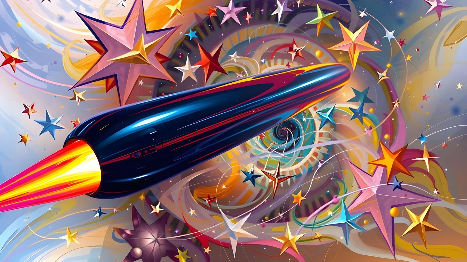 High-Velocity Cylinder Races Through Plasma Vortex