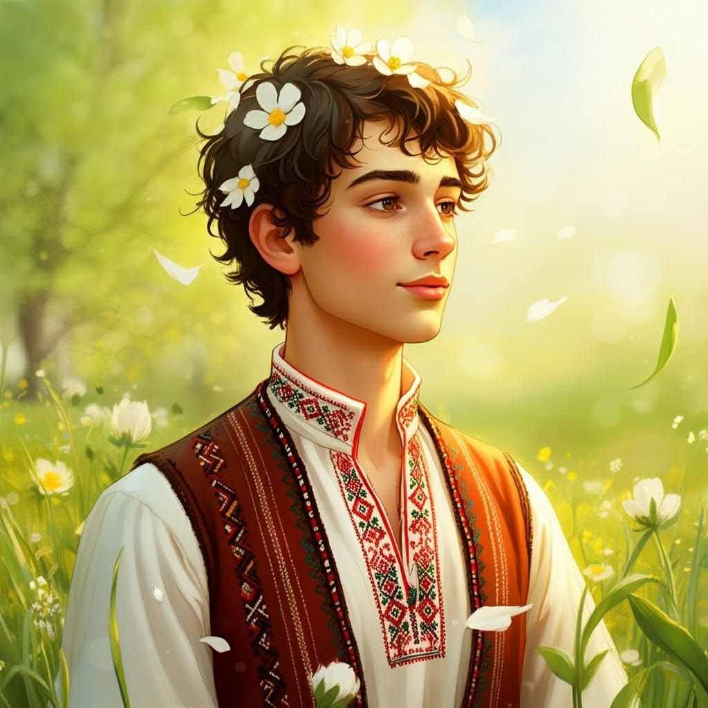 Spring Personified: Bulgarian Embroidery and Floral Abundanc...