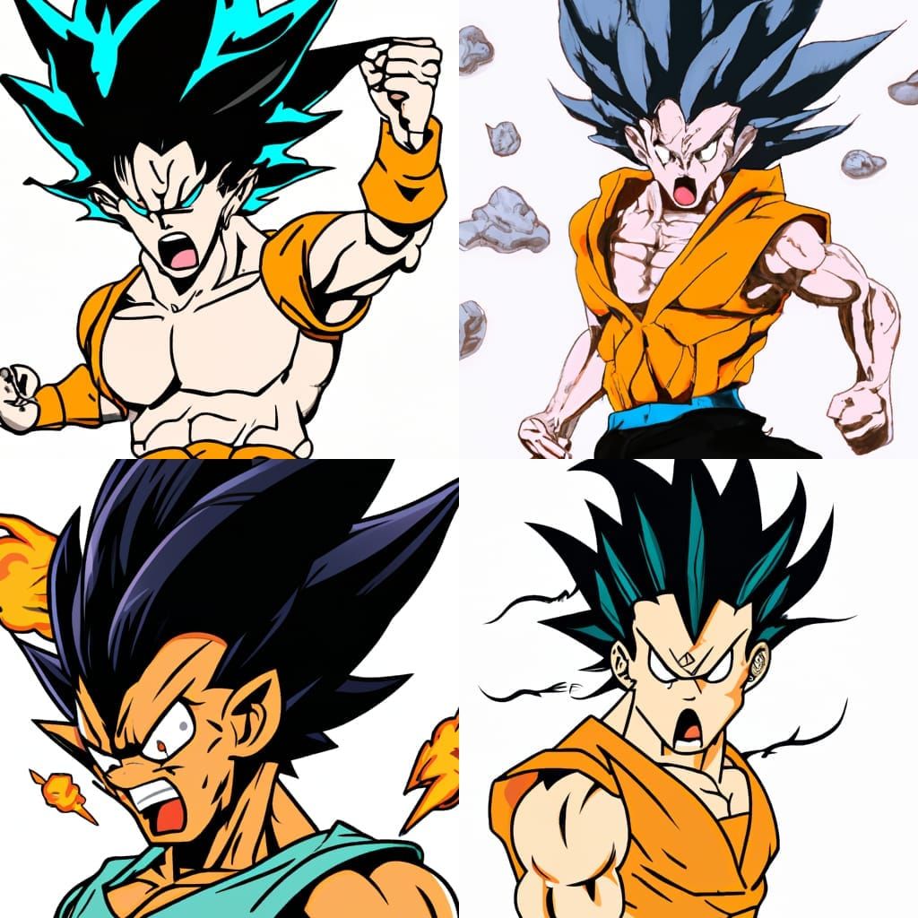 Goku Super Saiyan Transformation in Dragon Ball Z