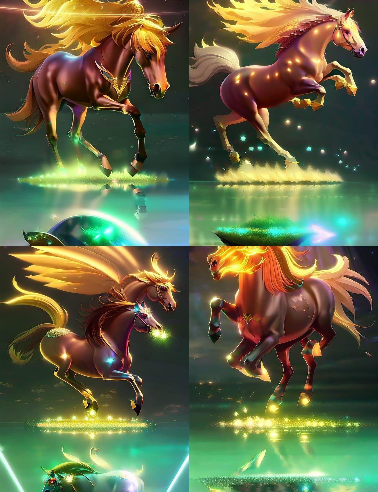 Semi-Realistic Crystal Horse Shines in Epic Cosmic Landscape