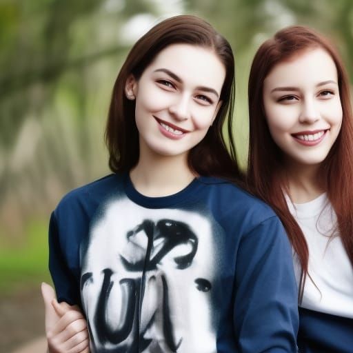 Cute wlw Couple Portrait