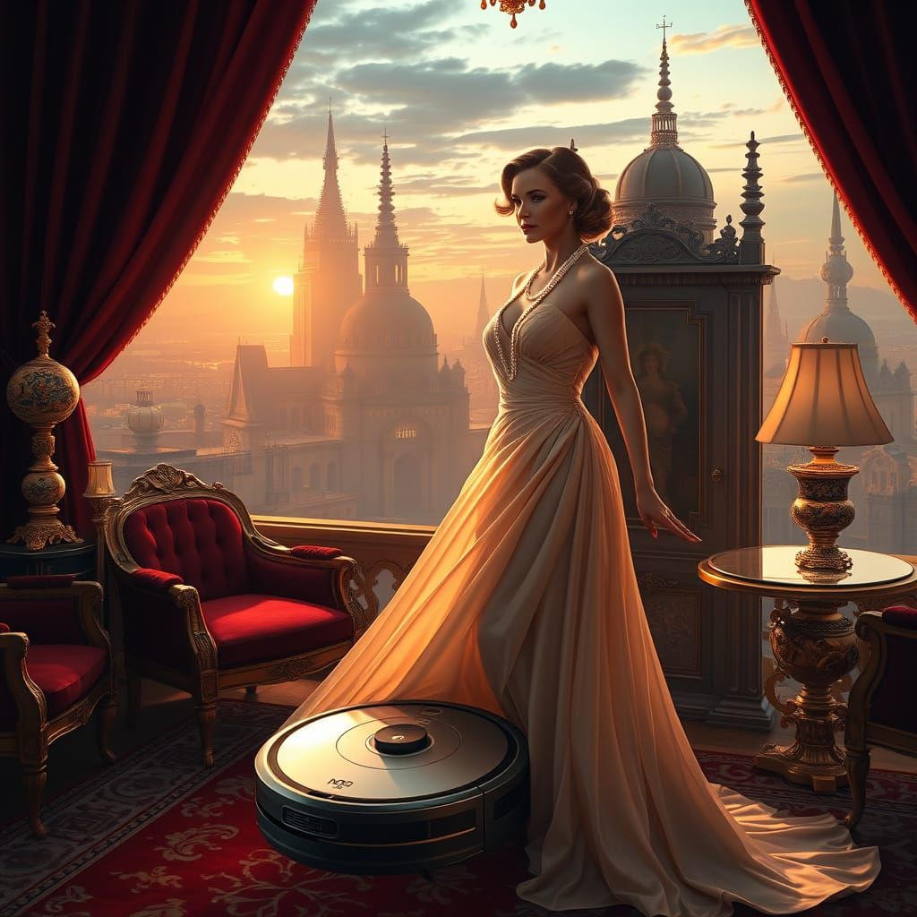 Vintage Glamour Meets Futuristic Cleanliness in 1930s-Inspir...