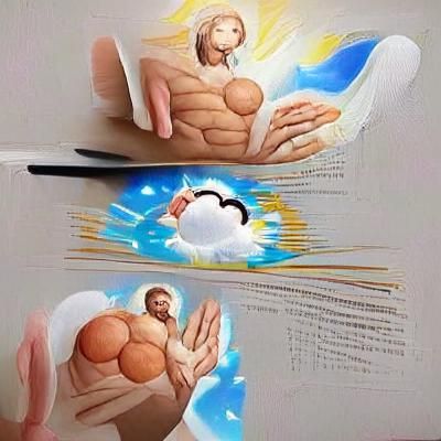 Anime Character with Exaggerated Features