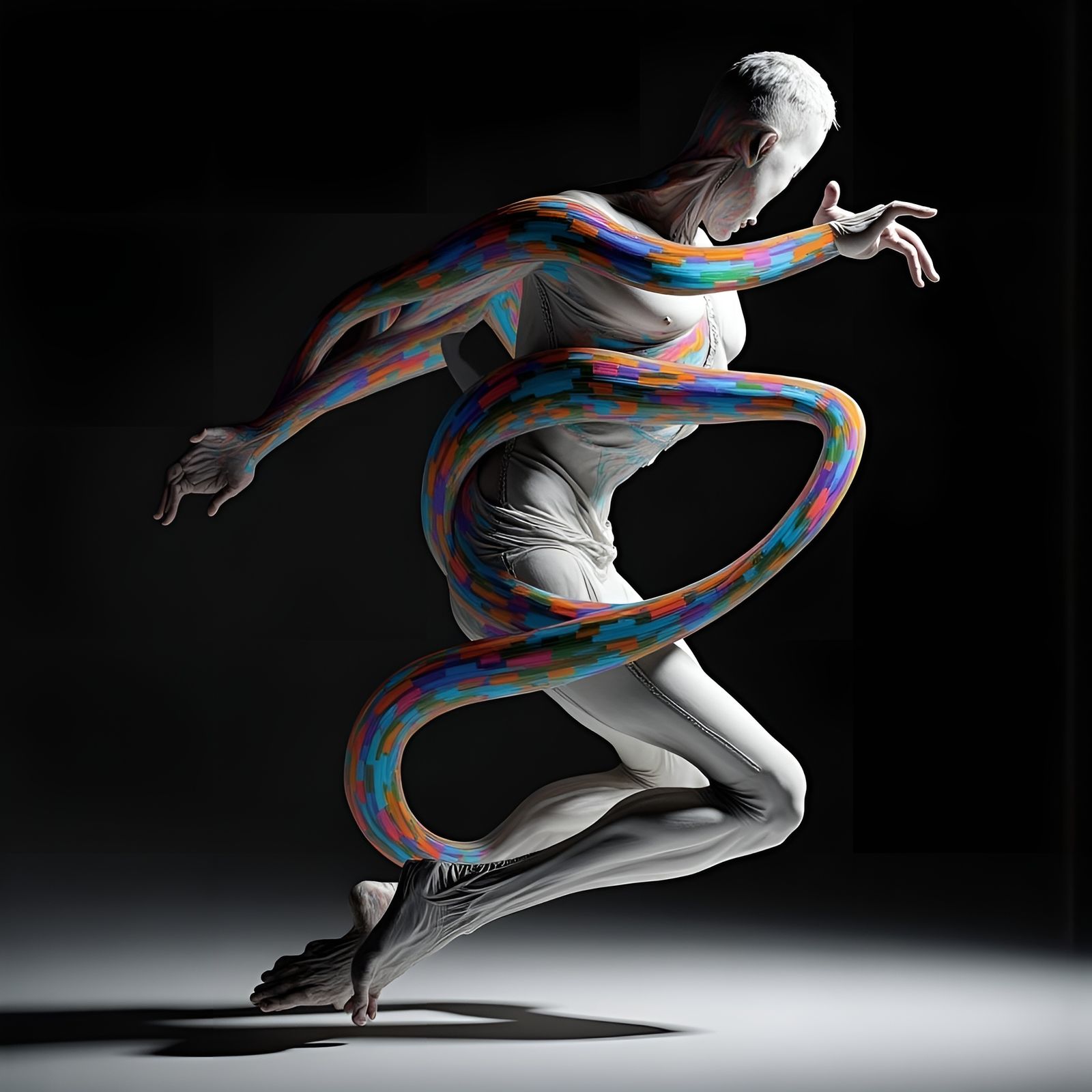 Mirrored Being in Divergent Flux Prism