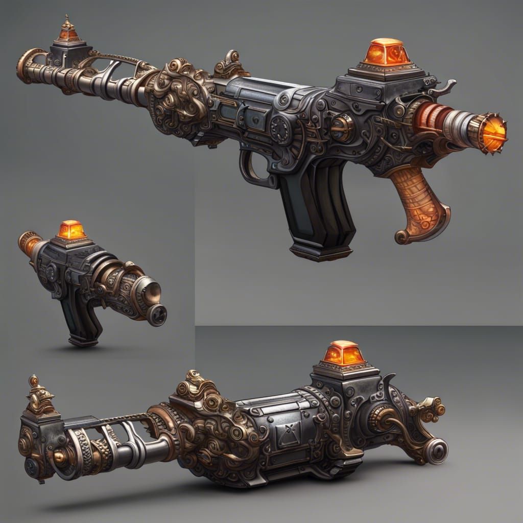Fantasy Gun Concept Art