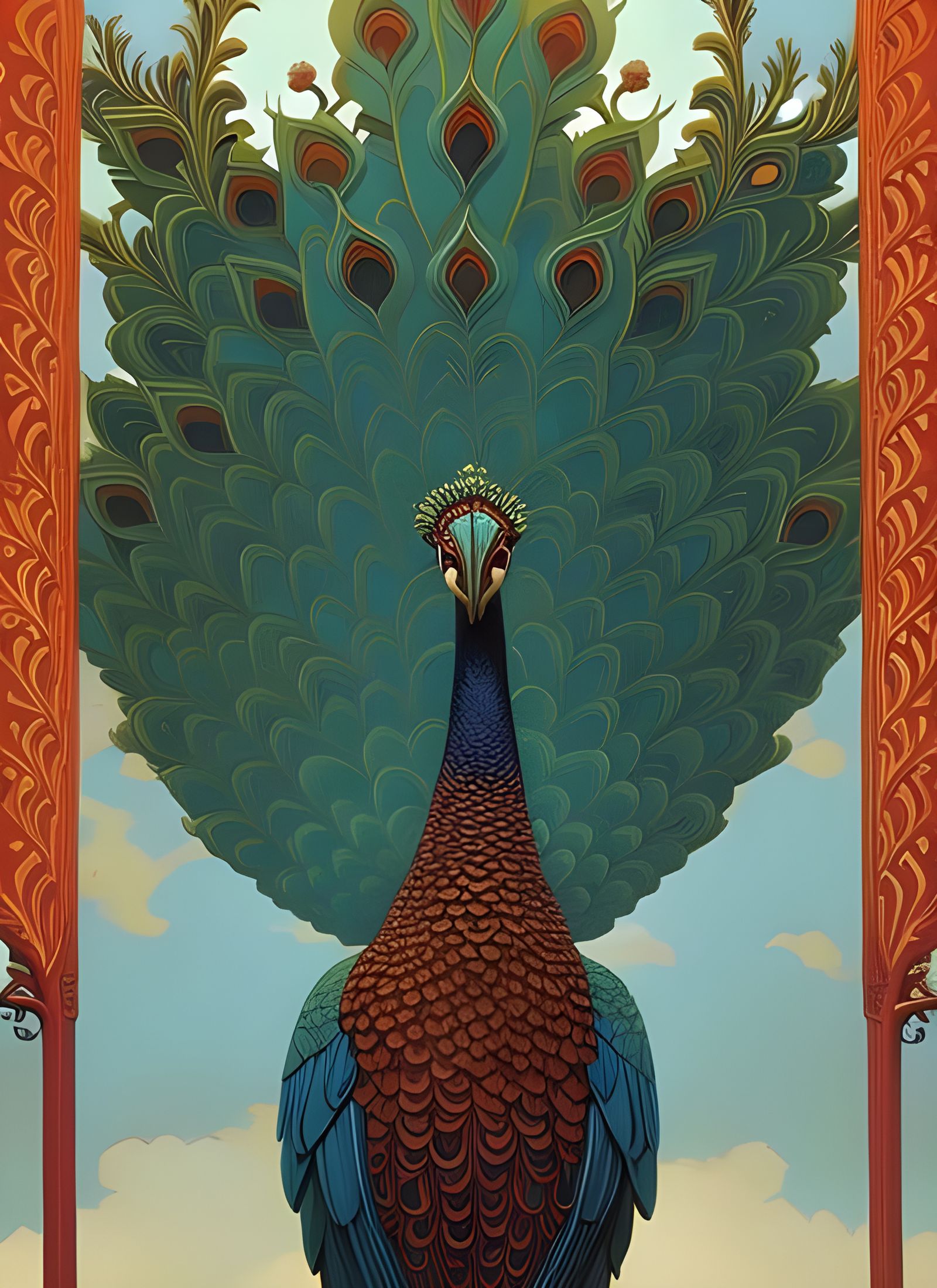 Proud Peacock