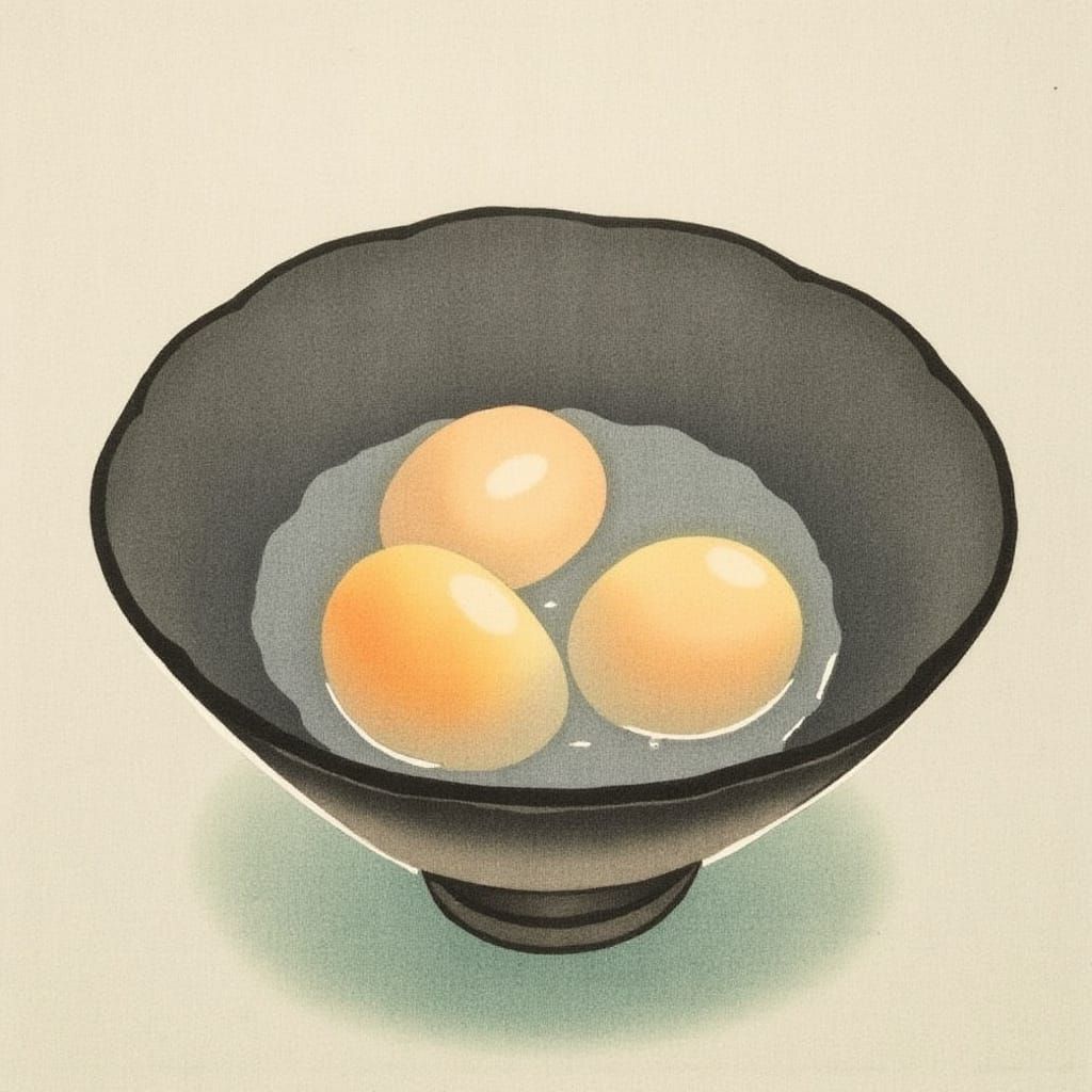 Cooling Down Hard Boiled Eggs