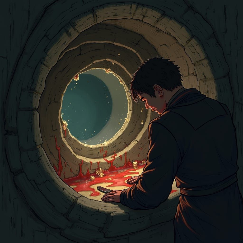 Man Places Mating Ritual Knife in Stasis Chamber