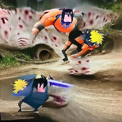 Epic Battle of Two Warriors