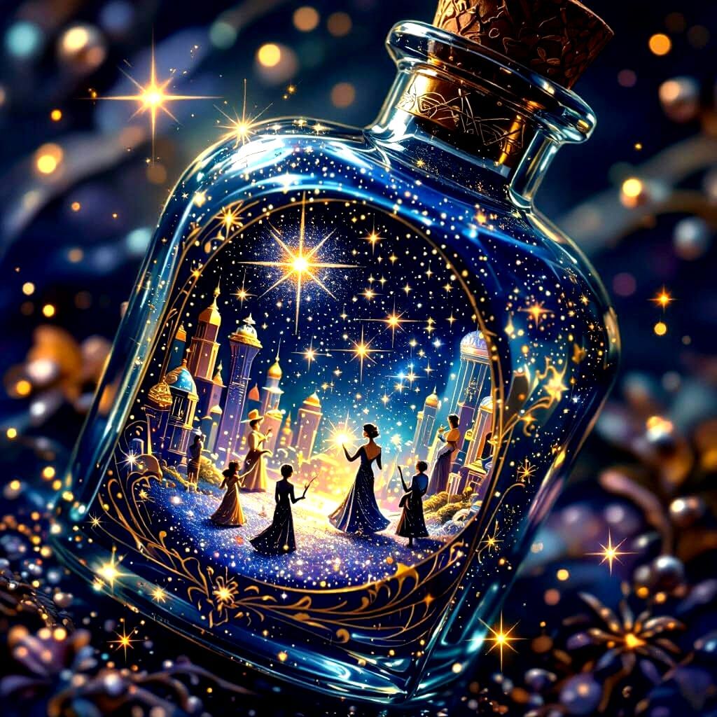 Miniature Kingdom Forging Constellations in Art Deco Style