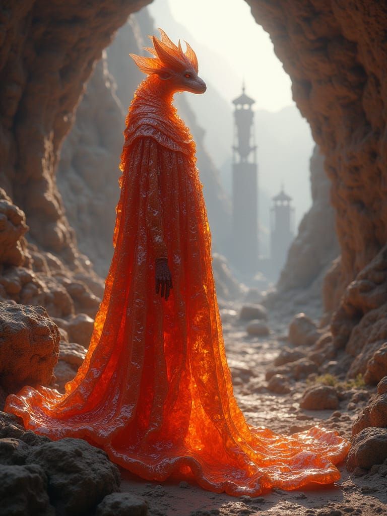 Fireagate Speleothem in Sparklecloth-with-Fairylights Karst ...