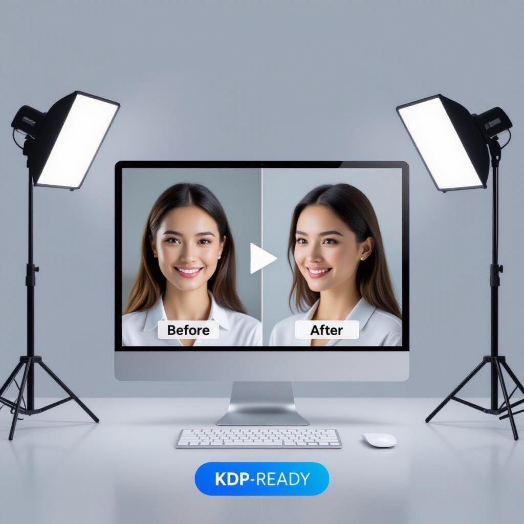 AI Image Enhancement Banner: Before & After