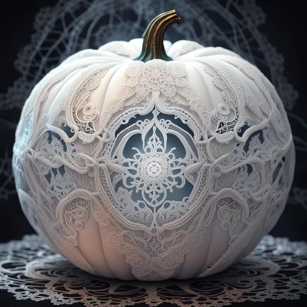 lace pumpkin