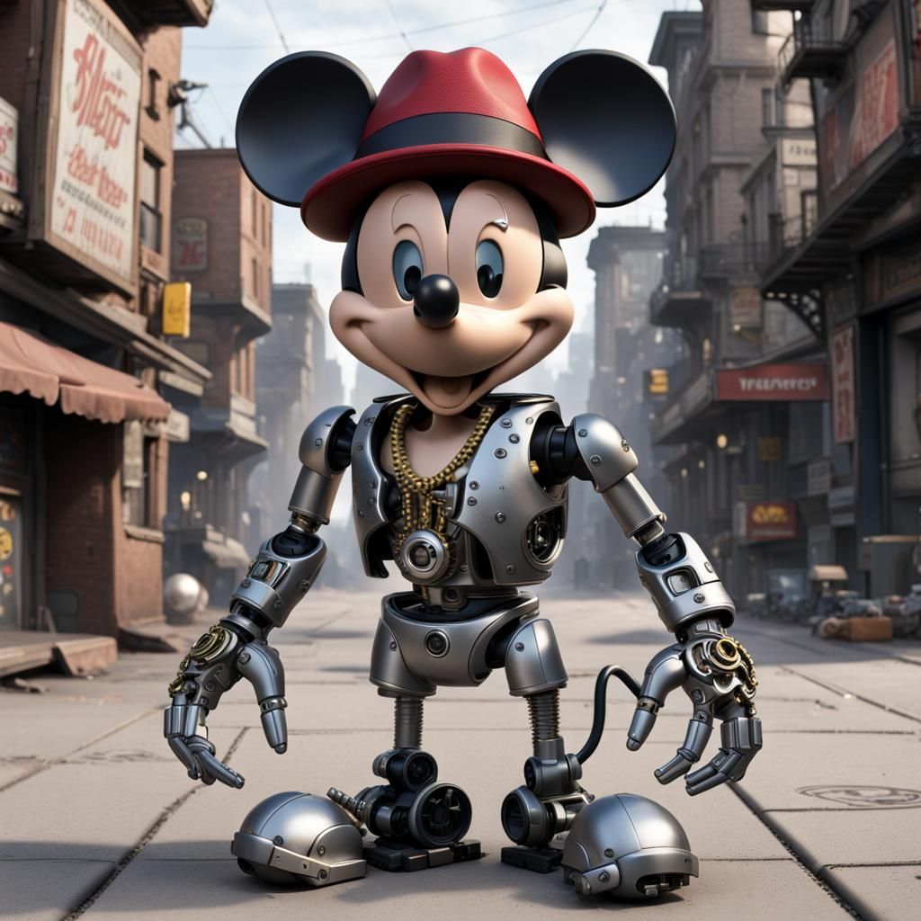 mickey mouse, gangster