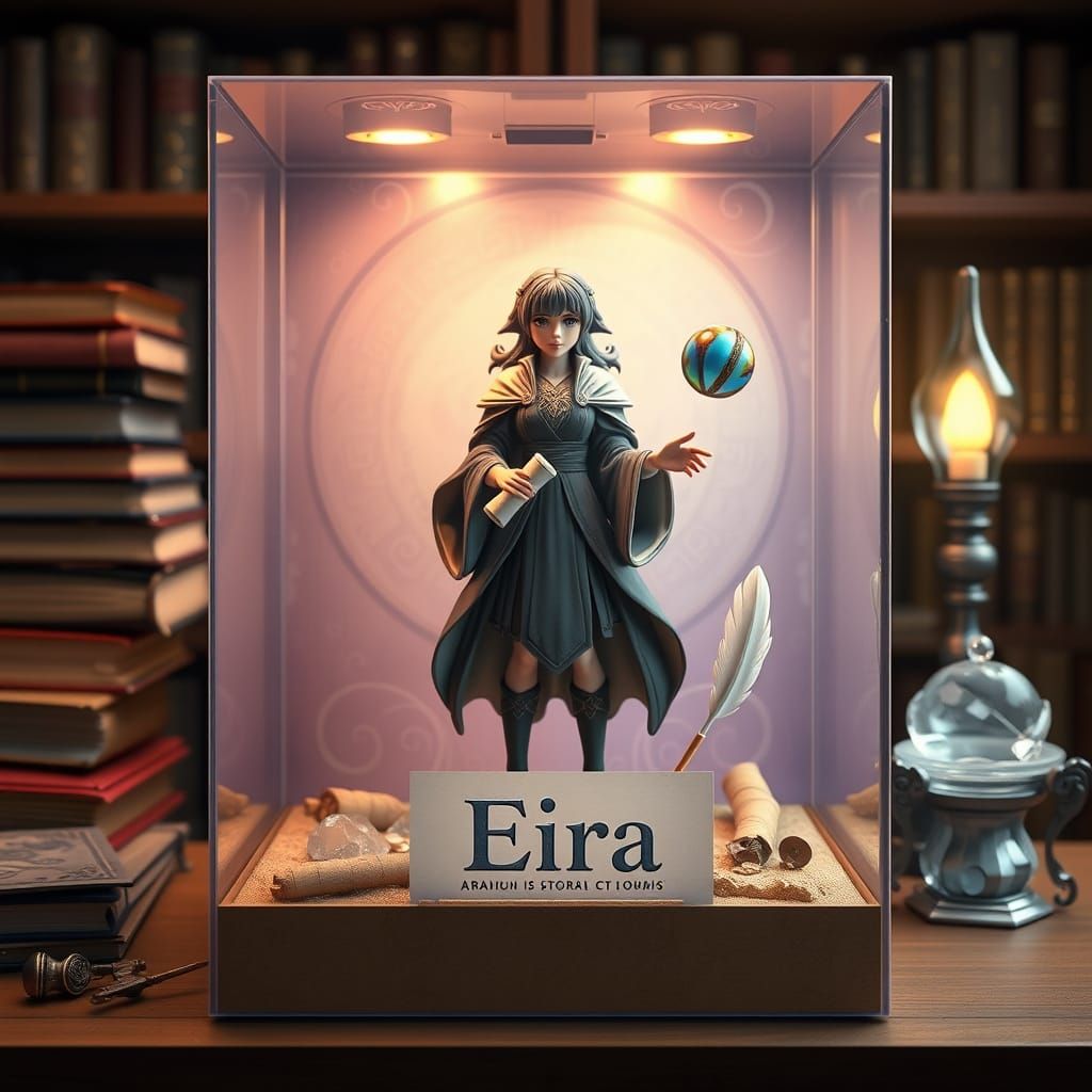 Collectible Figurine in Premium Studio Rendering