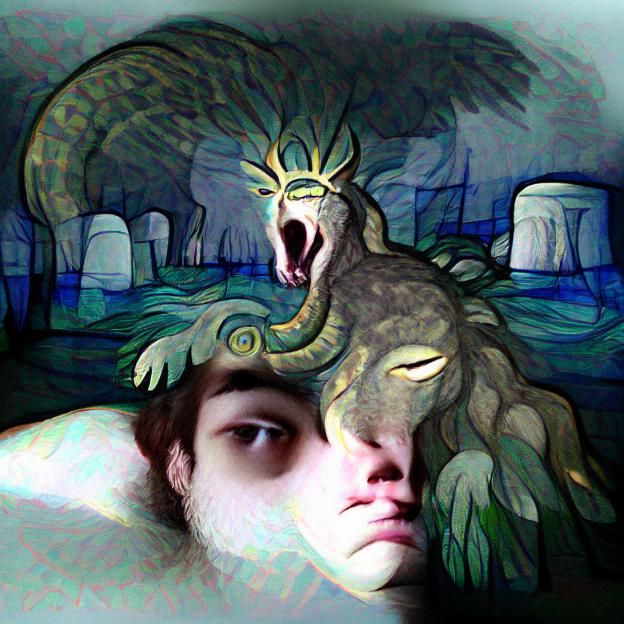 Mythological Creature Awakens to a Dark World