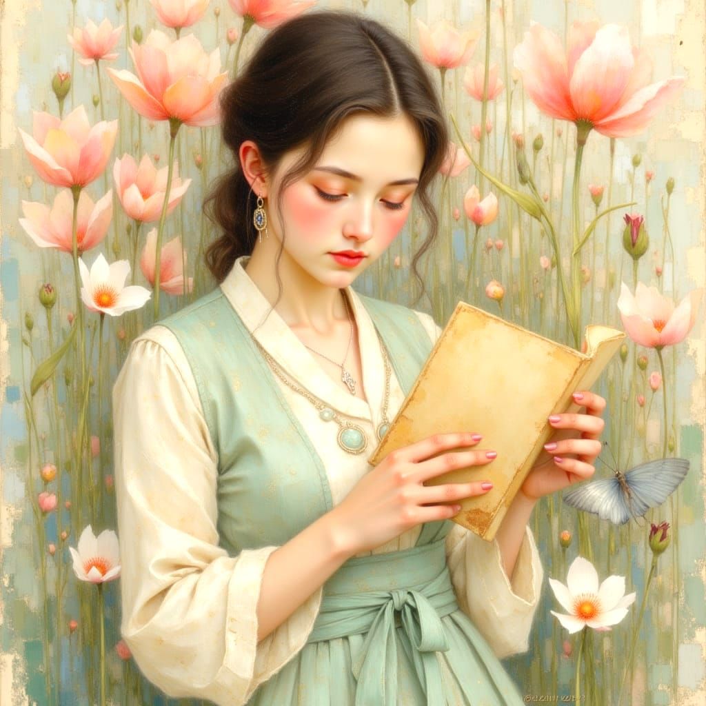 Vintage Keepsakes in Soft Pastel Colors