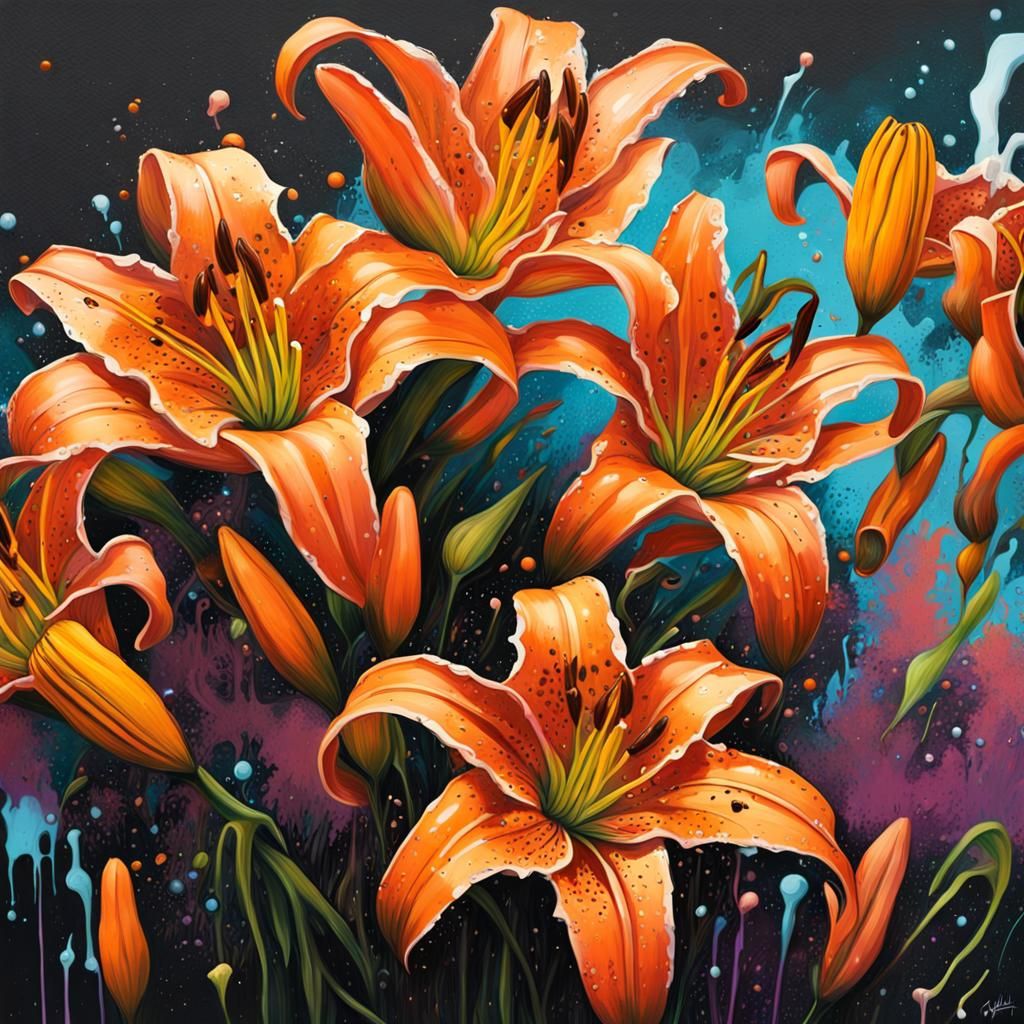 Tiger lilies