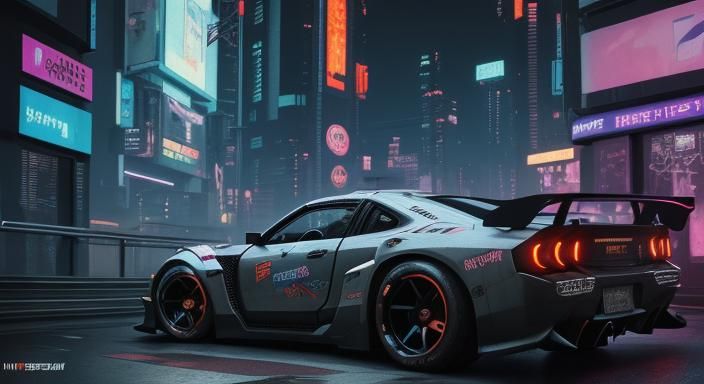 Cyberpunk street racer