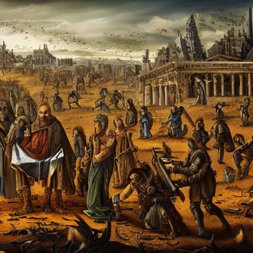 Post-Apocalyptic Landscape: 500 Years After