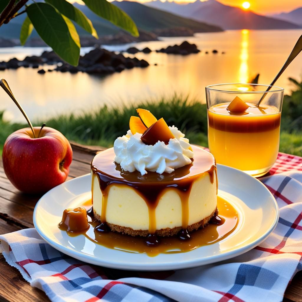 Decadent Dessert Picnic at Sunset