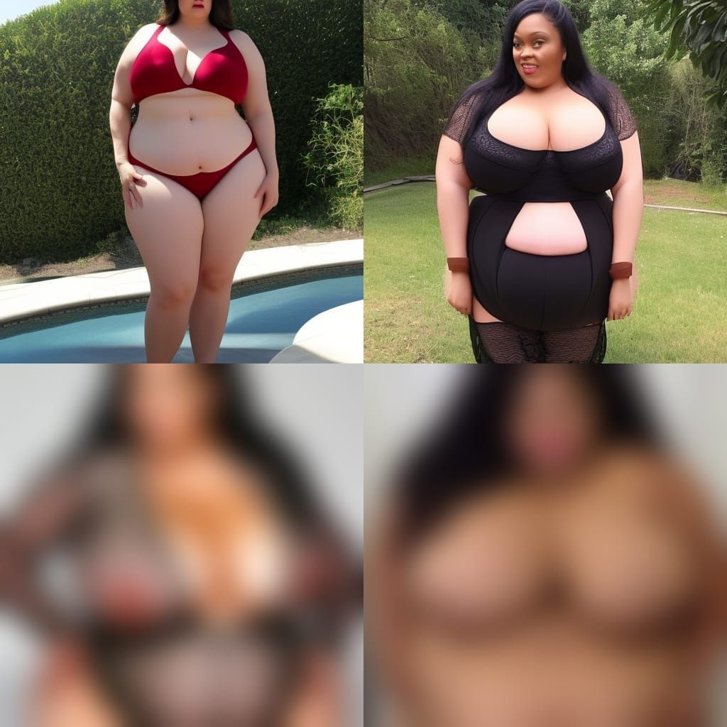 AI Generated Plus Size Woman