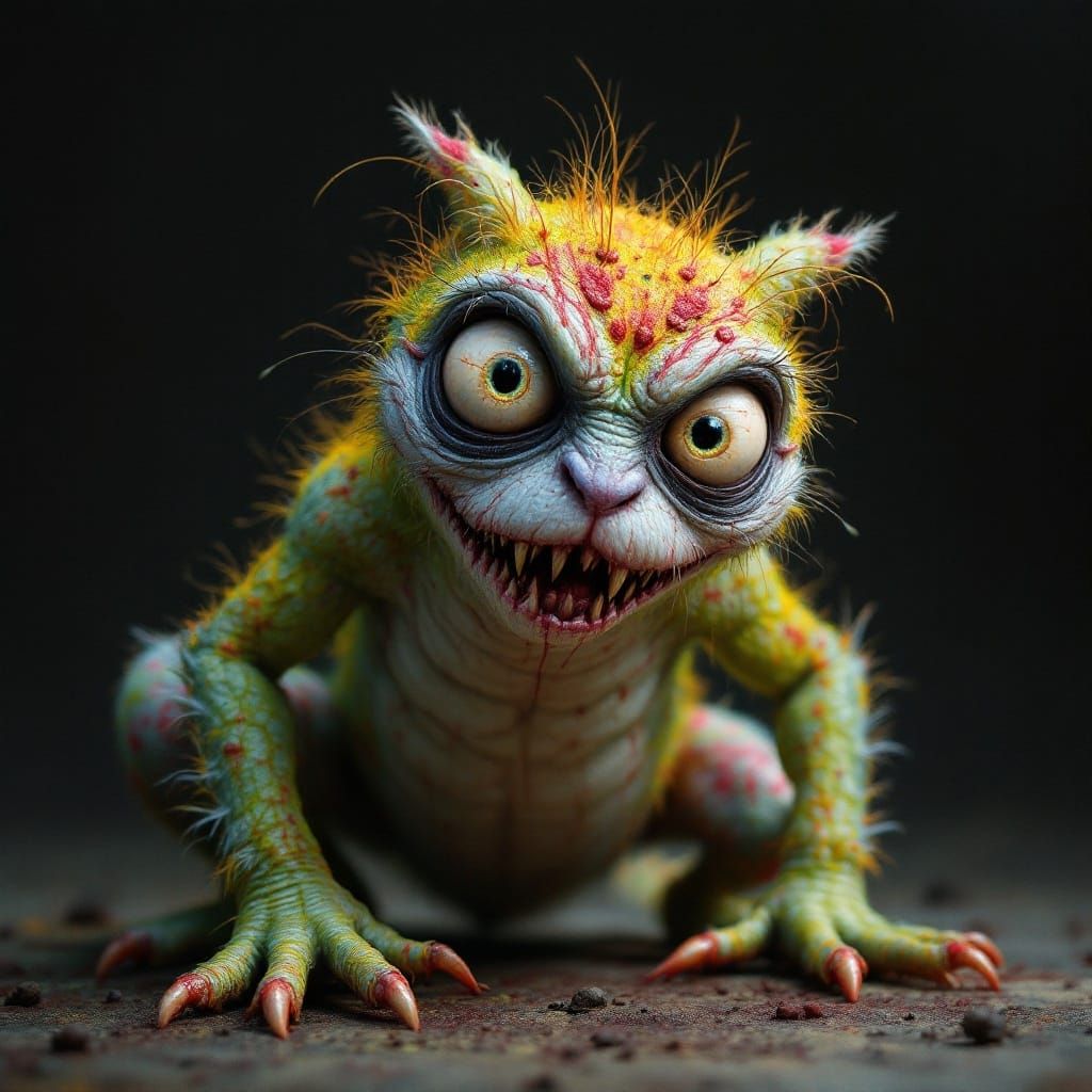 Adorable Creature in Vivid Realistic Colors