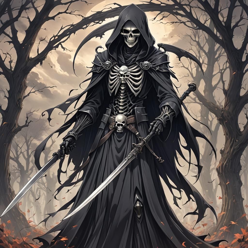 Anime Grim Reaper: A Beautiful Rendition