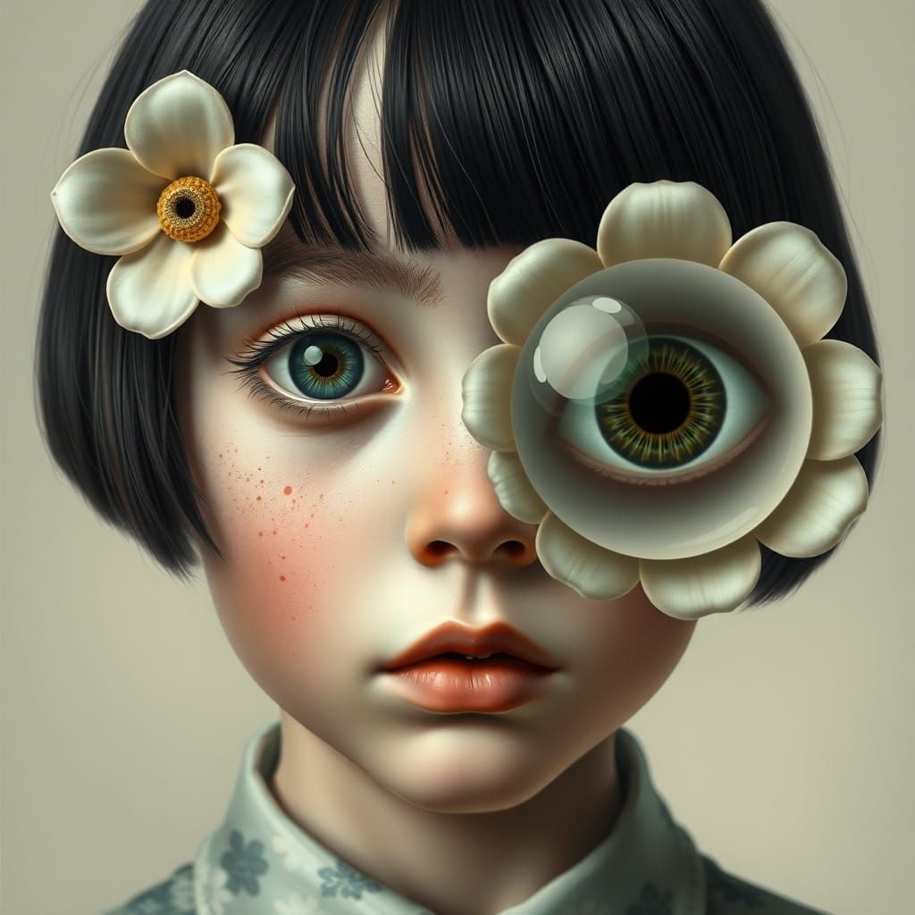 Surreal Flower Child