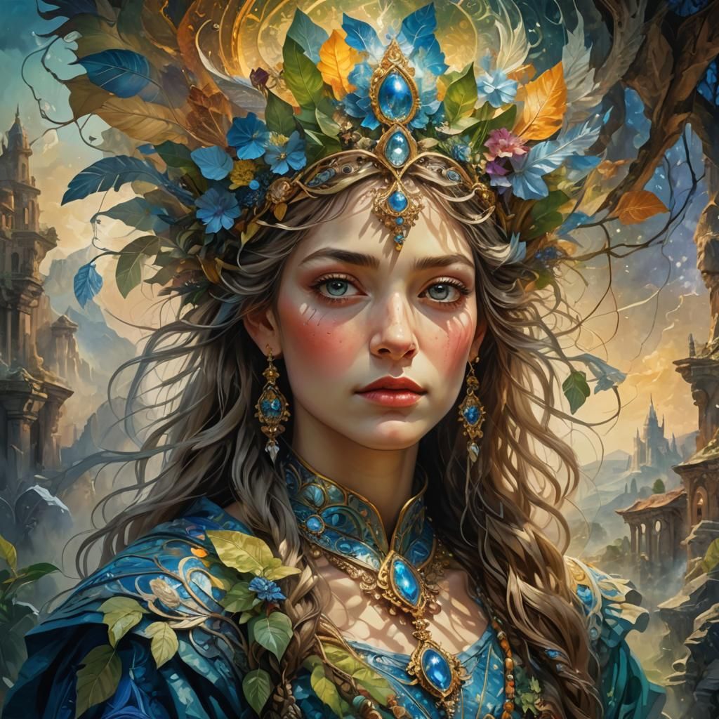 Fantasy Portrait with Cinematic Lighting