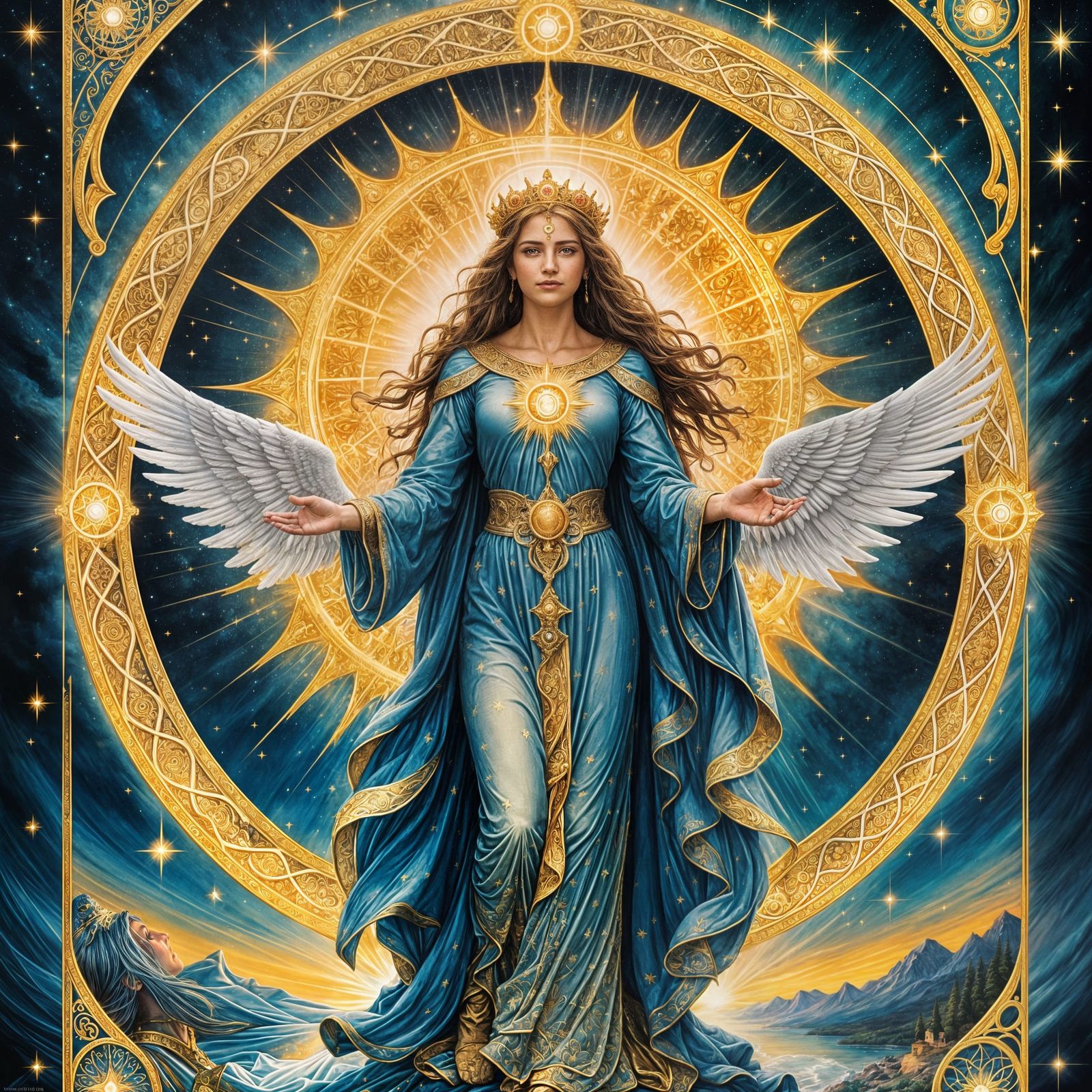 Majestic Tarot Card: The Great I AM