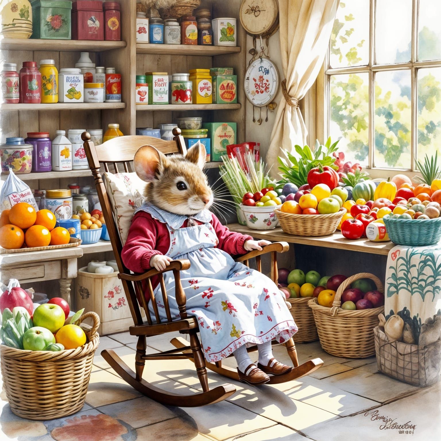 Brambley Hedge Grocery in Fantasycore Style