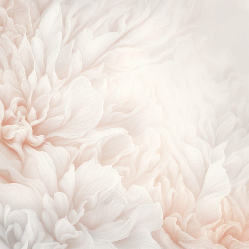 Monochromatic Textures in Cream and White