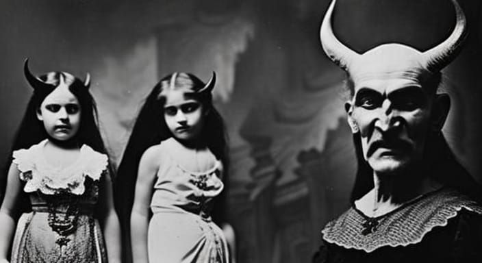 The Devil's Family Portrait from Haunted Mansion
