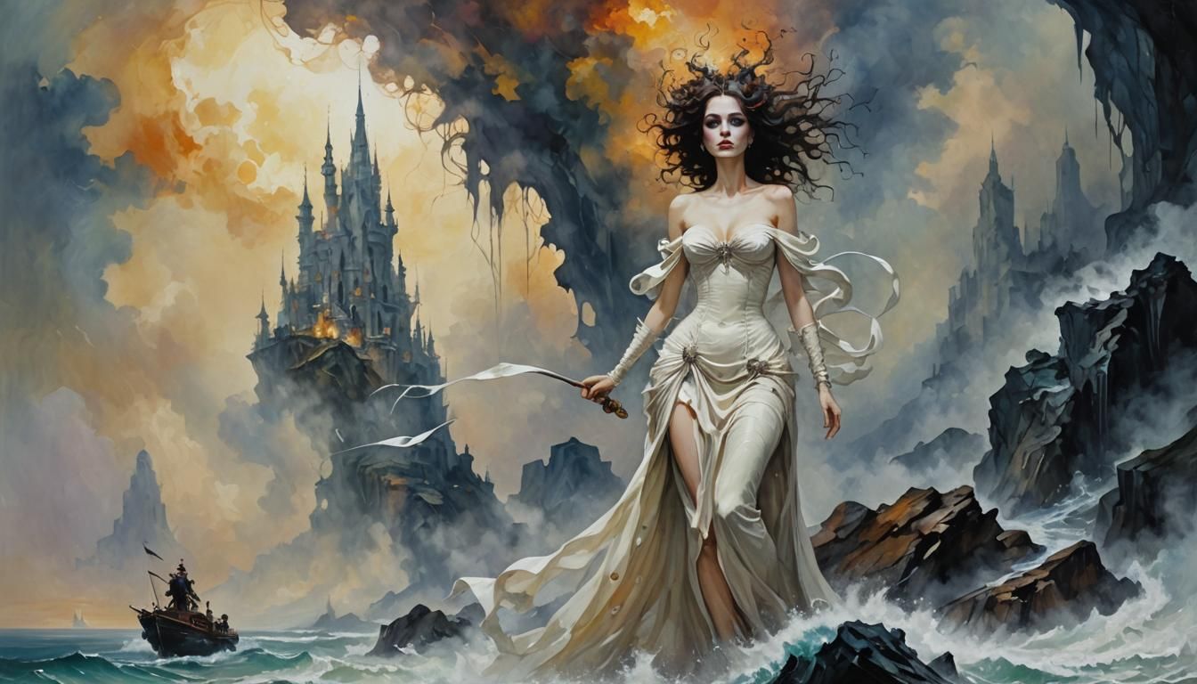 Surreal Masterpiece in Whimsical Style