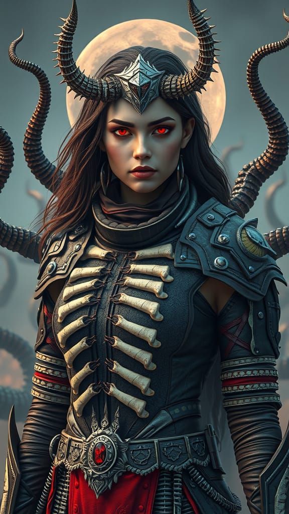 Cyberpunk Goddess in The TechnoCore of Hyperion