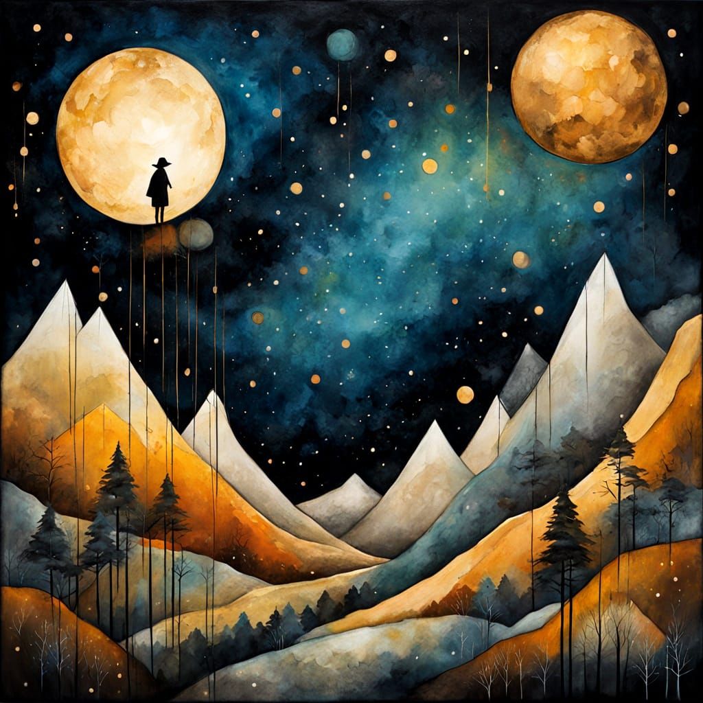 Moon Traveller from Another Dimension