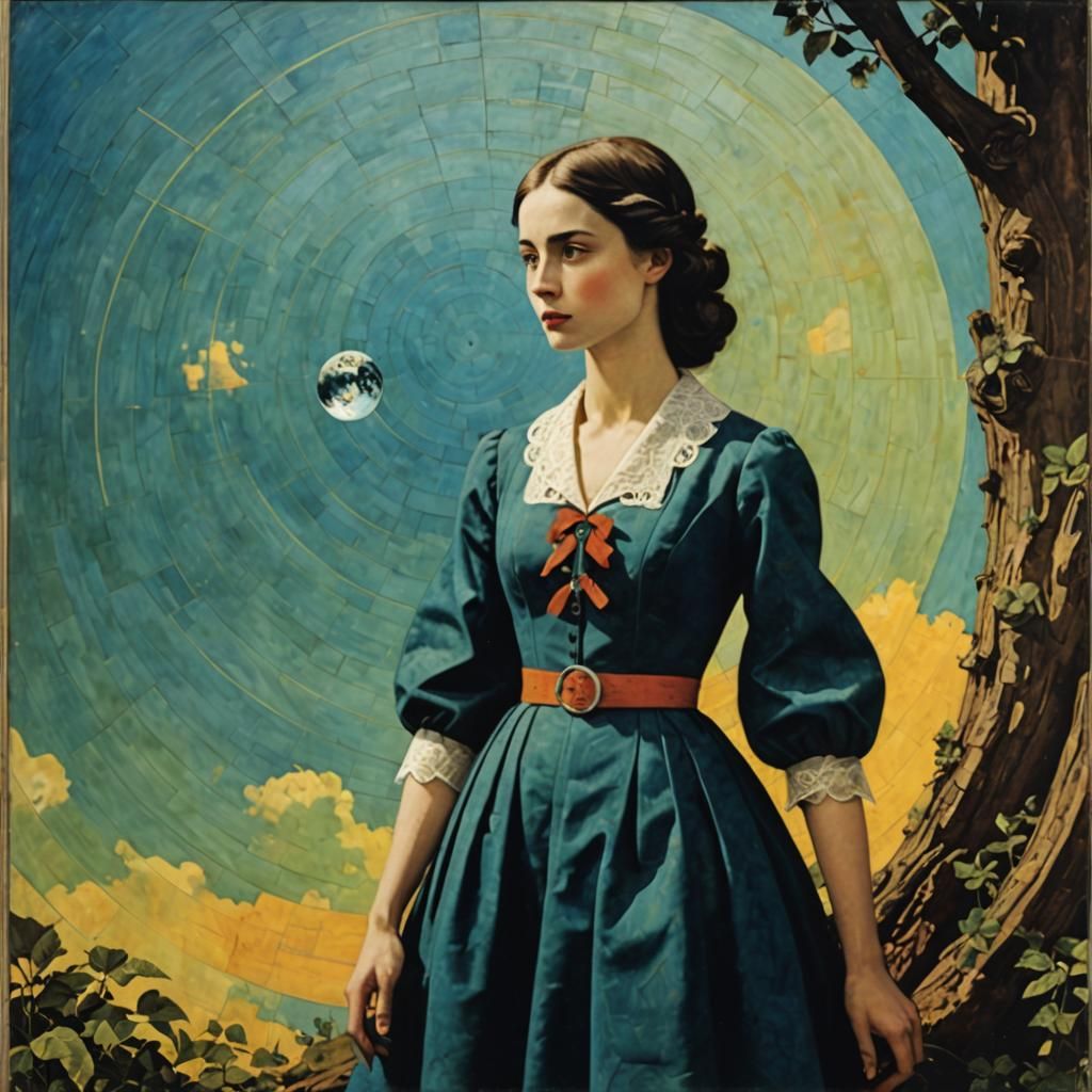 Botanical Poem in Collage Style, Inspired by Ernst