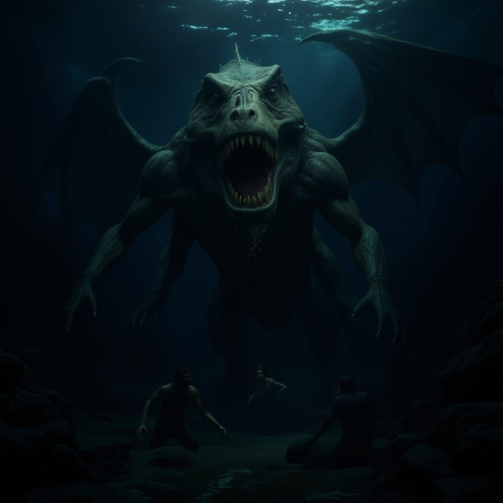 Terrifying Lovecraftian Sea Monster Lurks in Ocean Depths