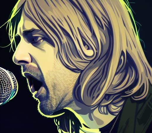 Singer Portrait in Hyperdetailed Style